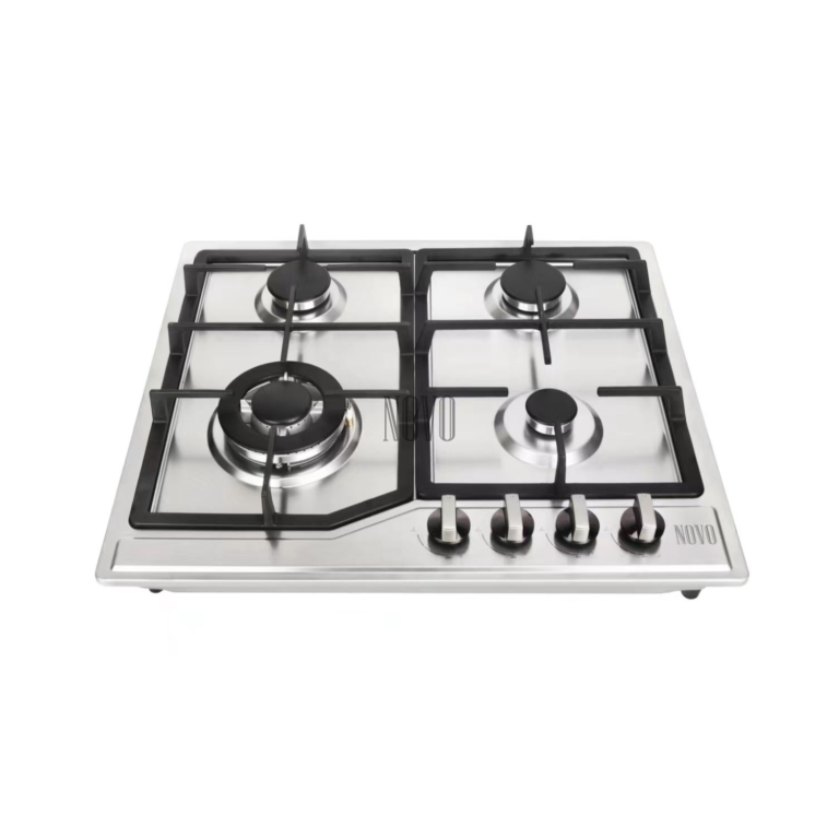 Novo 4 Burner Stainless Steel Gas Cooker Hob Flame Failure Safety Device H4021